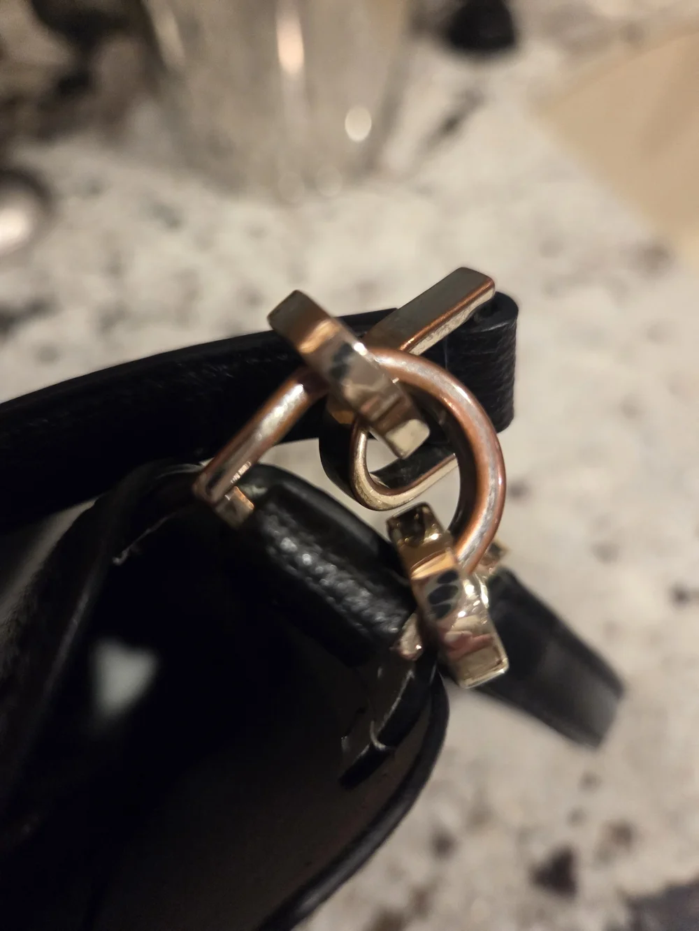 kate spade Black Saffiano Leather Crossbody Bag with Matching Wallet